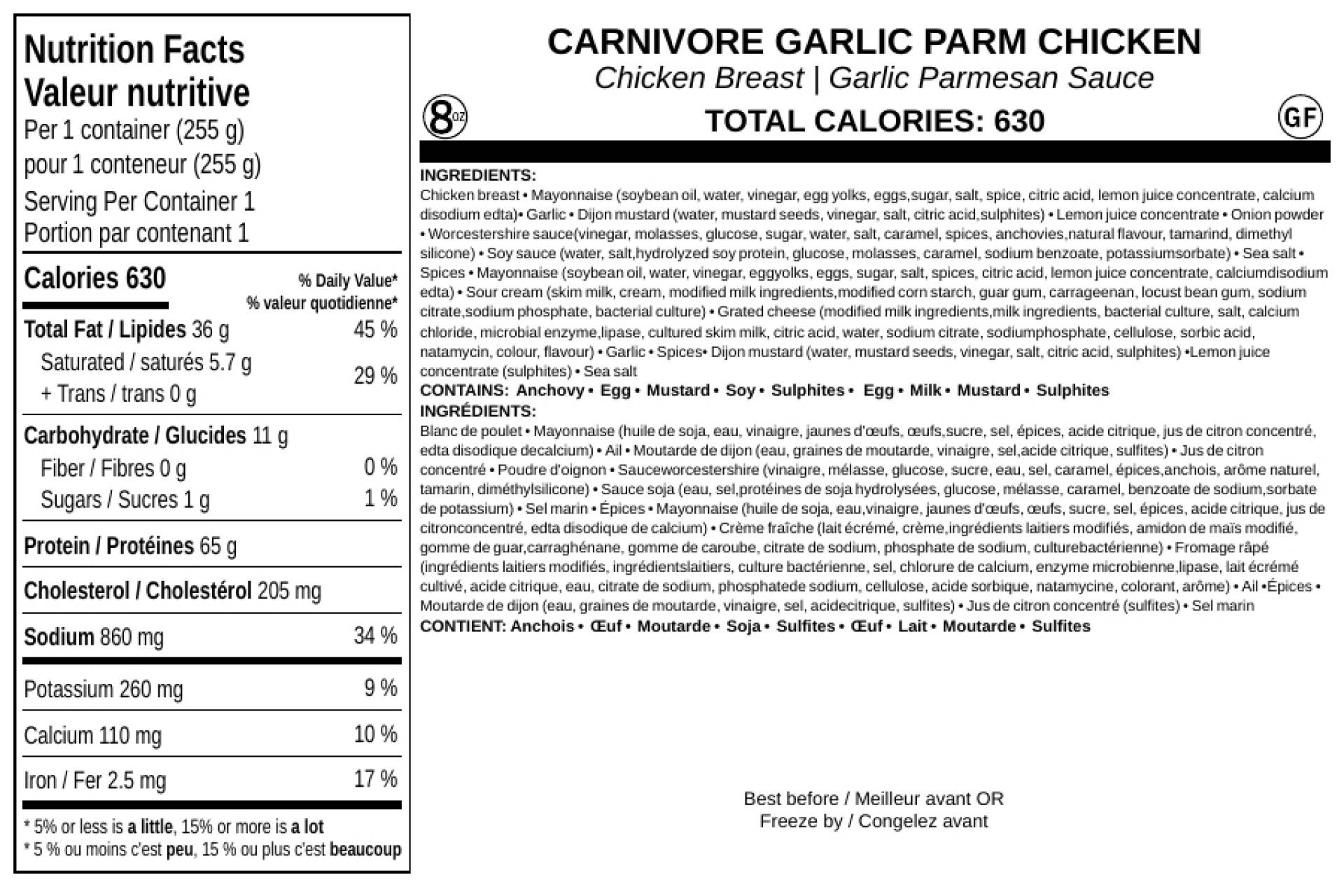 Carnivore Garlic Parm Chicken