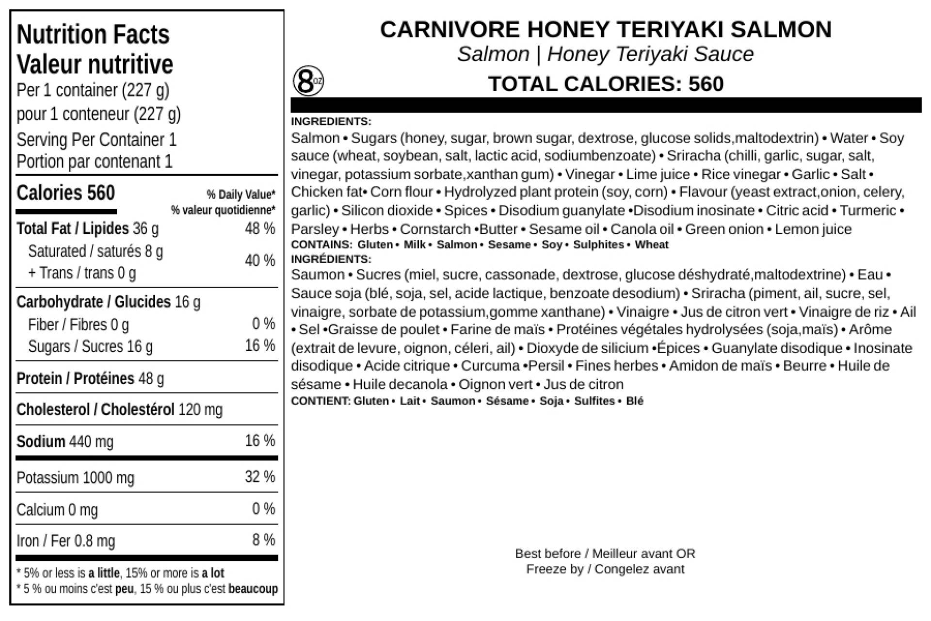 Carnivore Honey Teriyaki Salmon