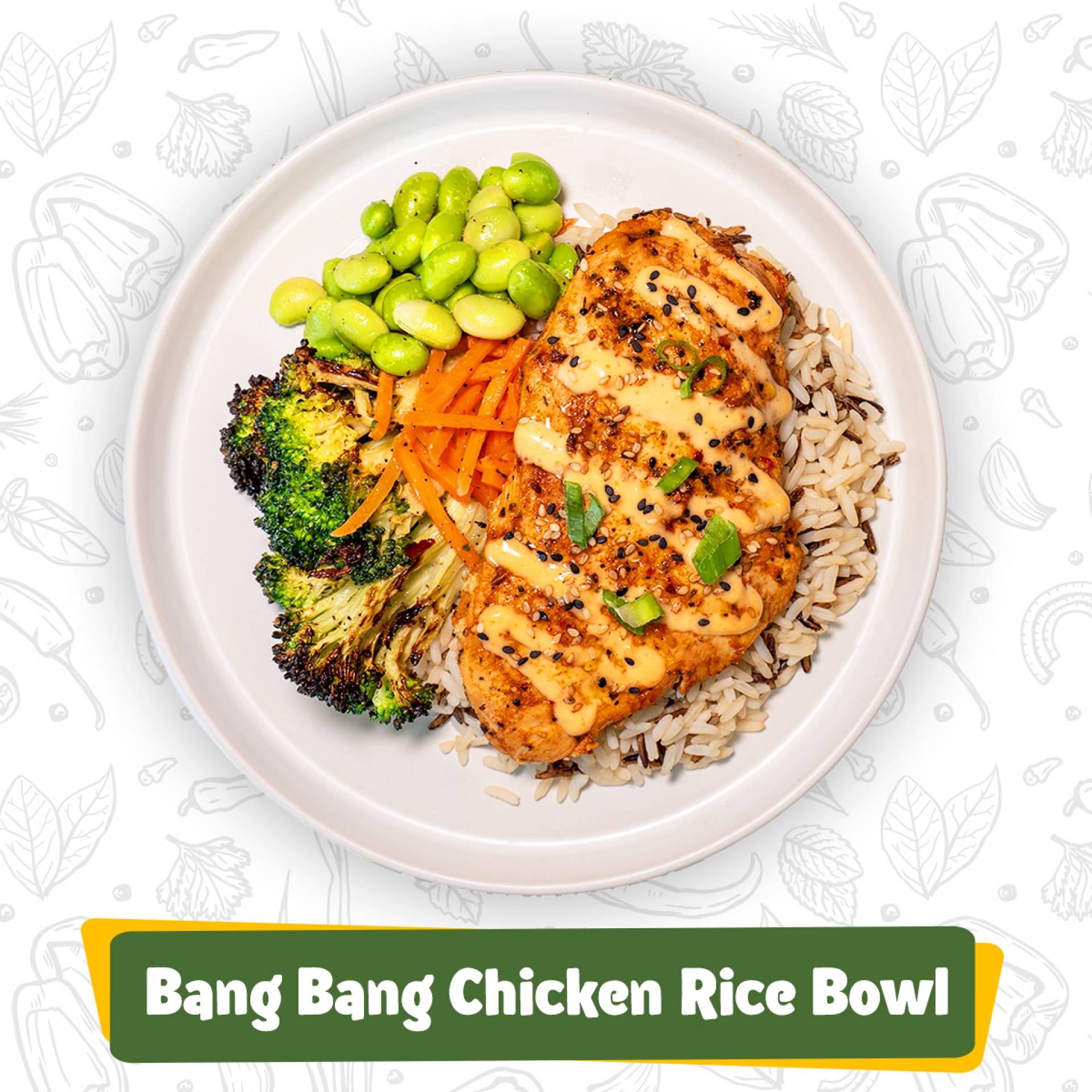 Bang Bang Chicken Rice Bowl
