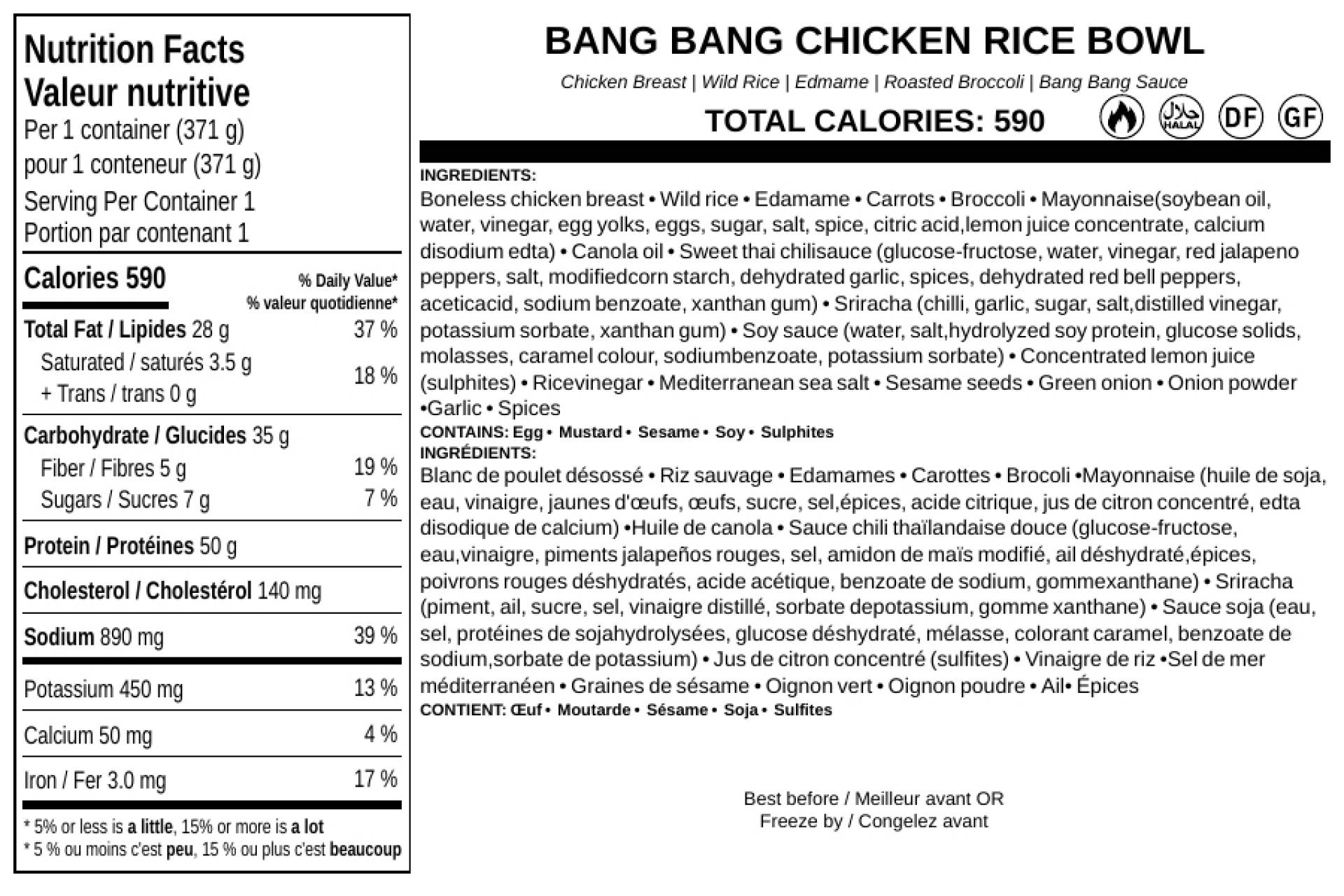 Bang Bang Chicken Rice Bowl