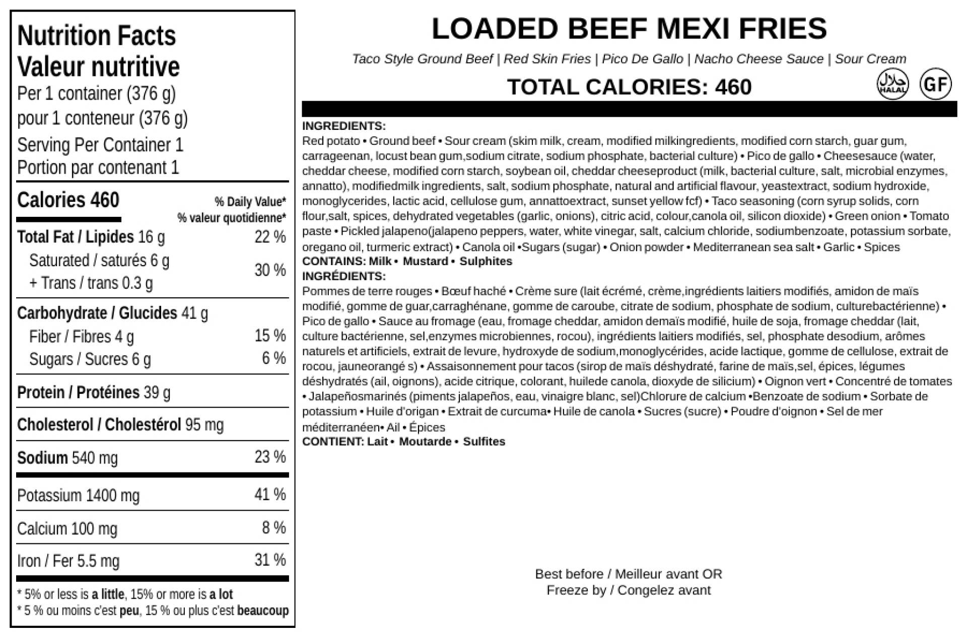 Loaded Beef Mexi Fries