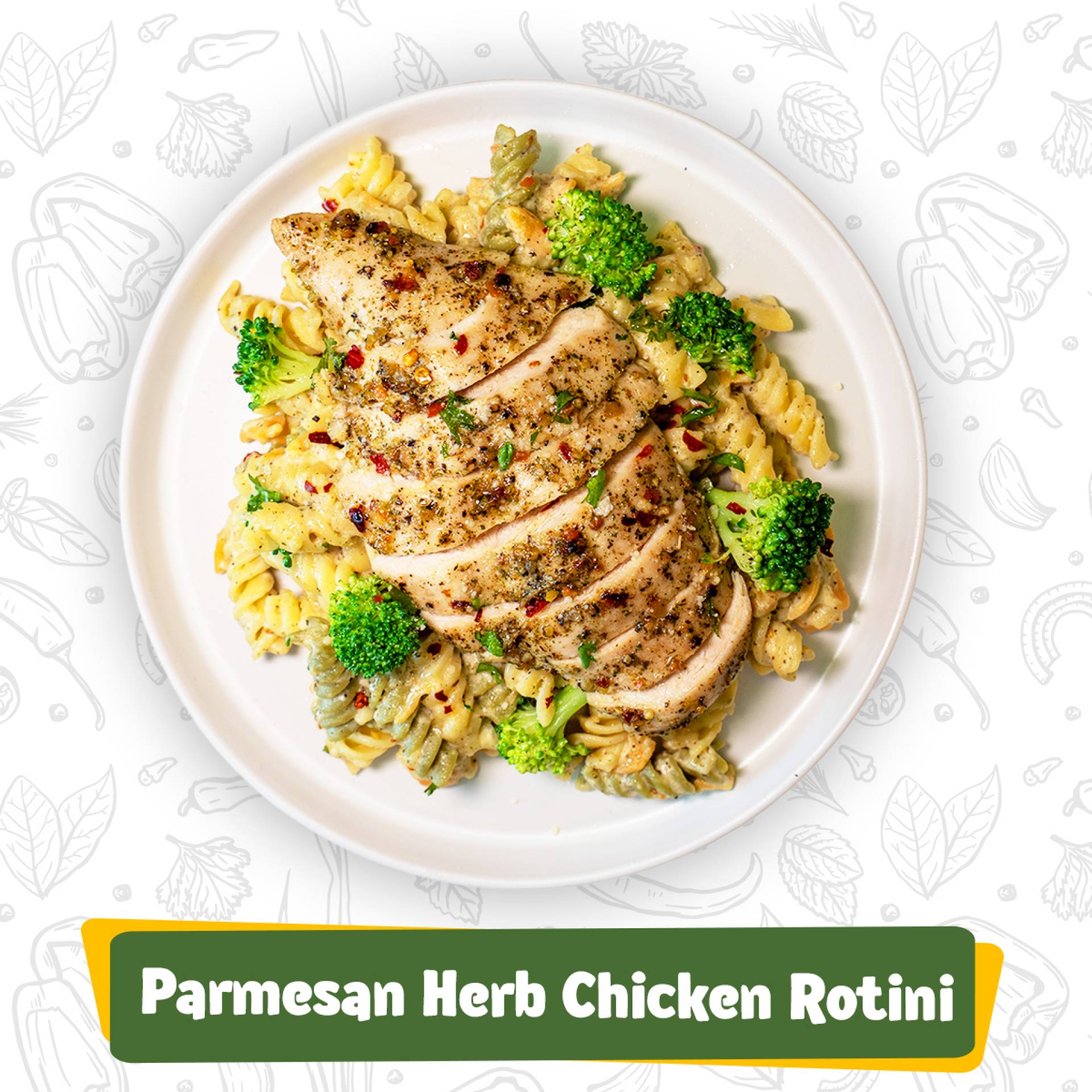 Parmesan Herb Chicken Rotini