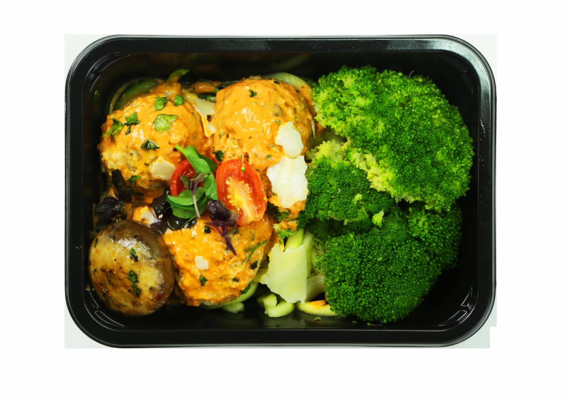 Keto Chicken Meatball Rose