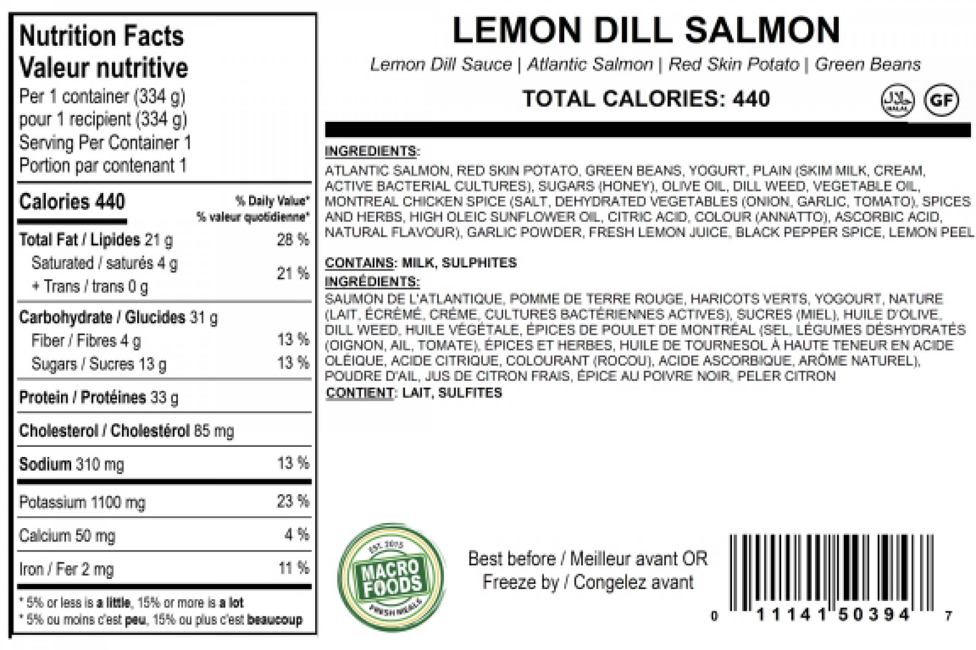 Lemon Dill Salmon
