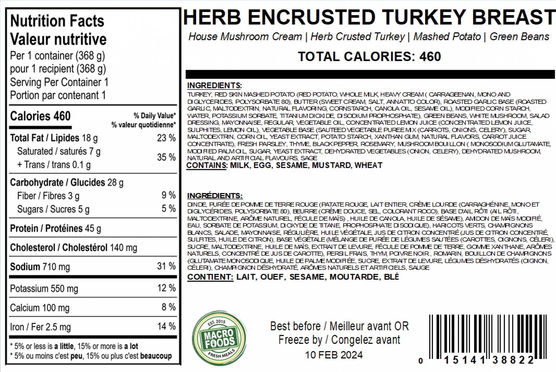 Herb Encrusted Turkey Breast