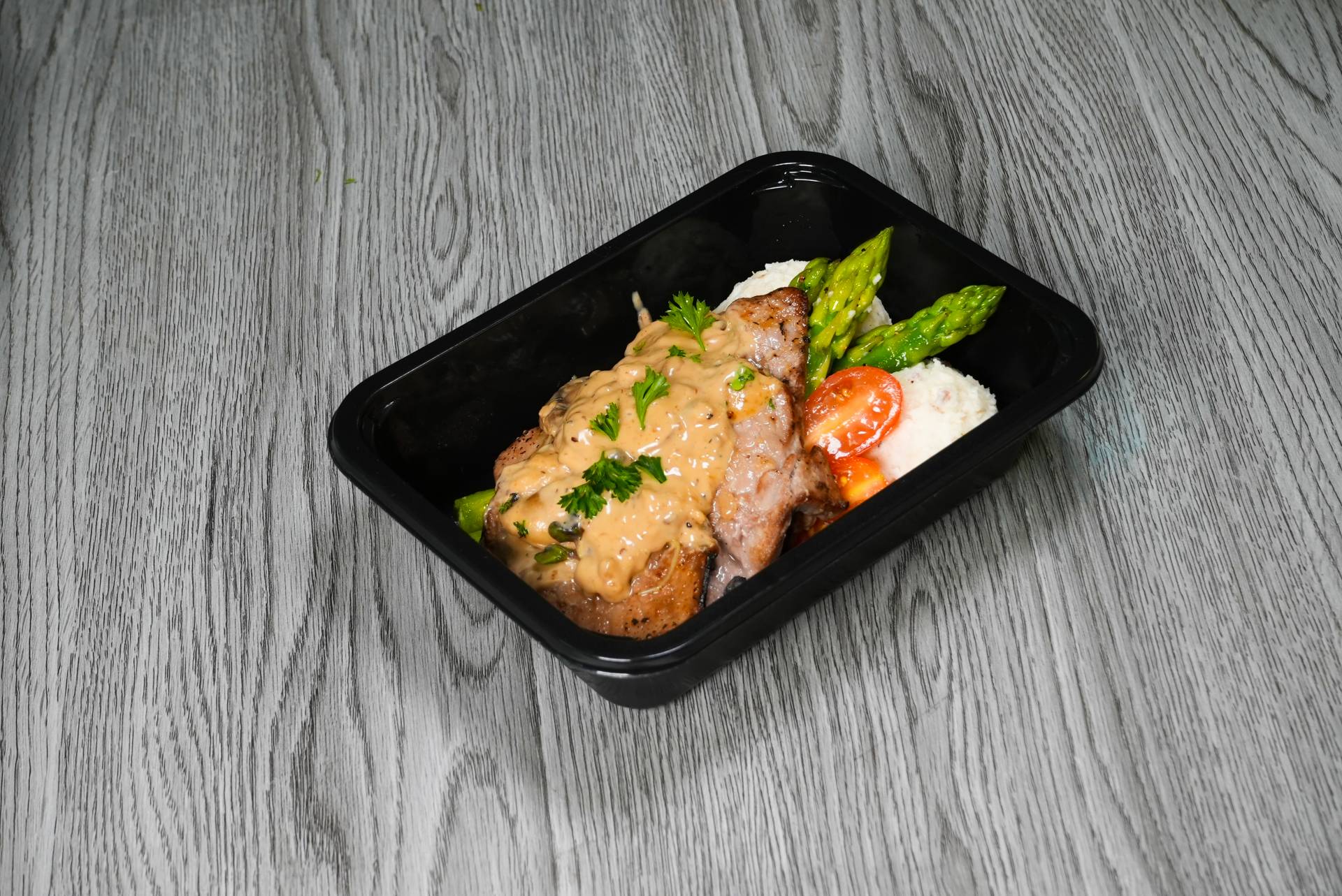 Veal w/ Mushroom Cream Sauce