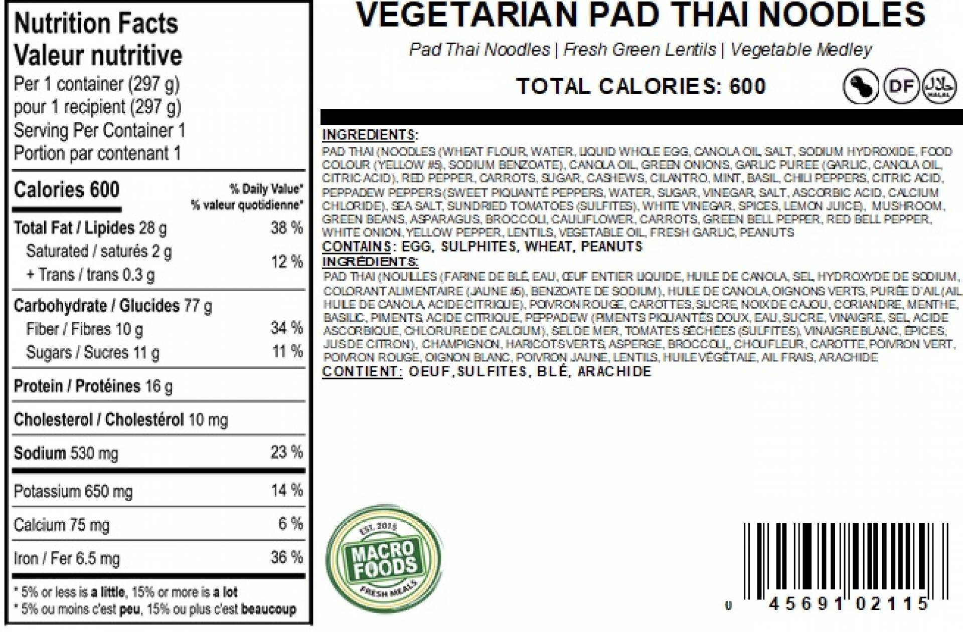 Vegetarian Pad Thai