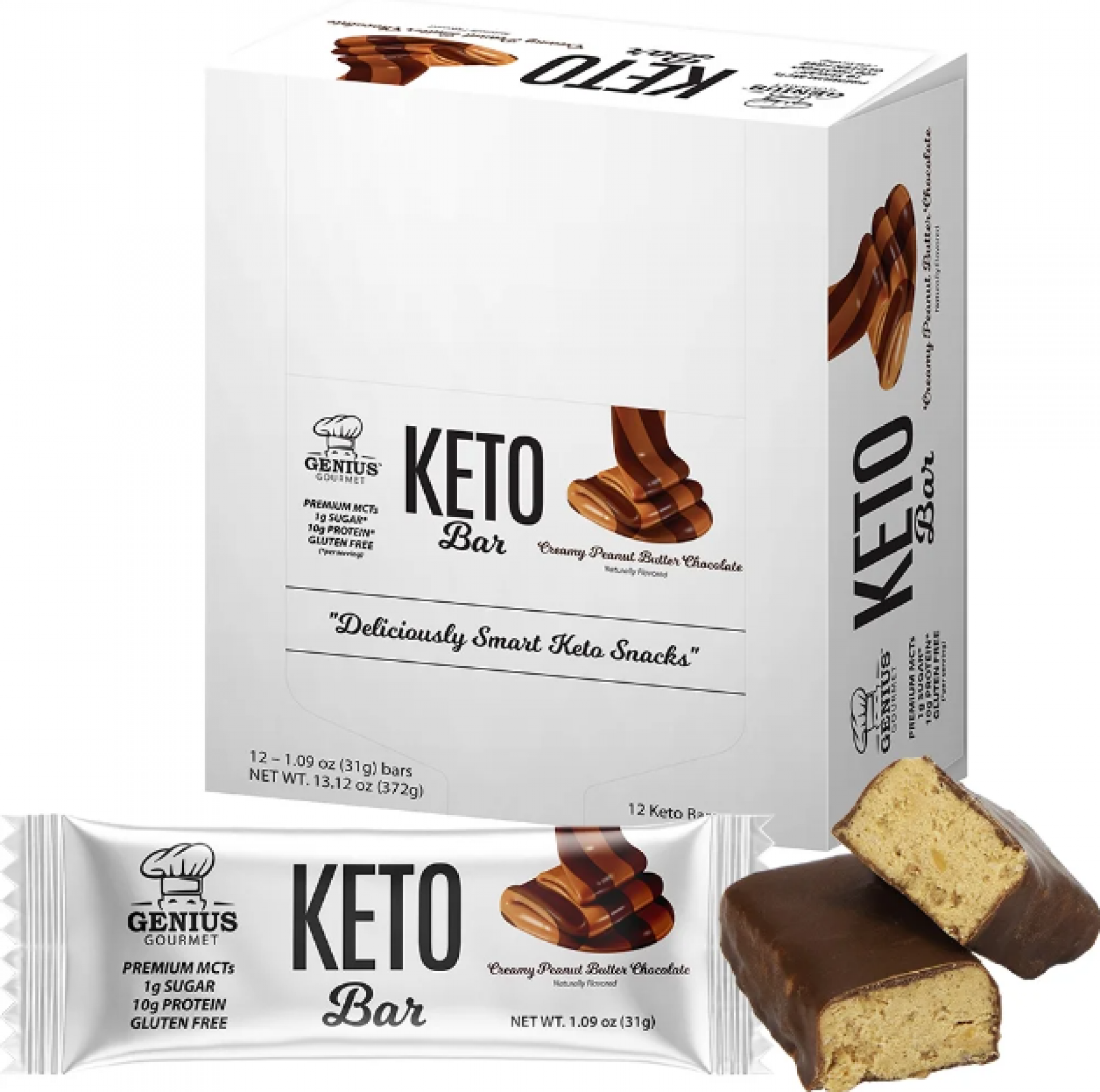 Genius Gourmet Keto Protein Bars - $3.99