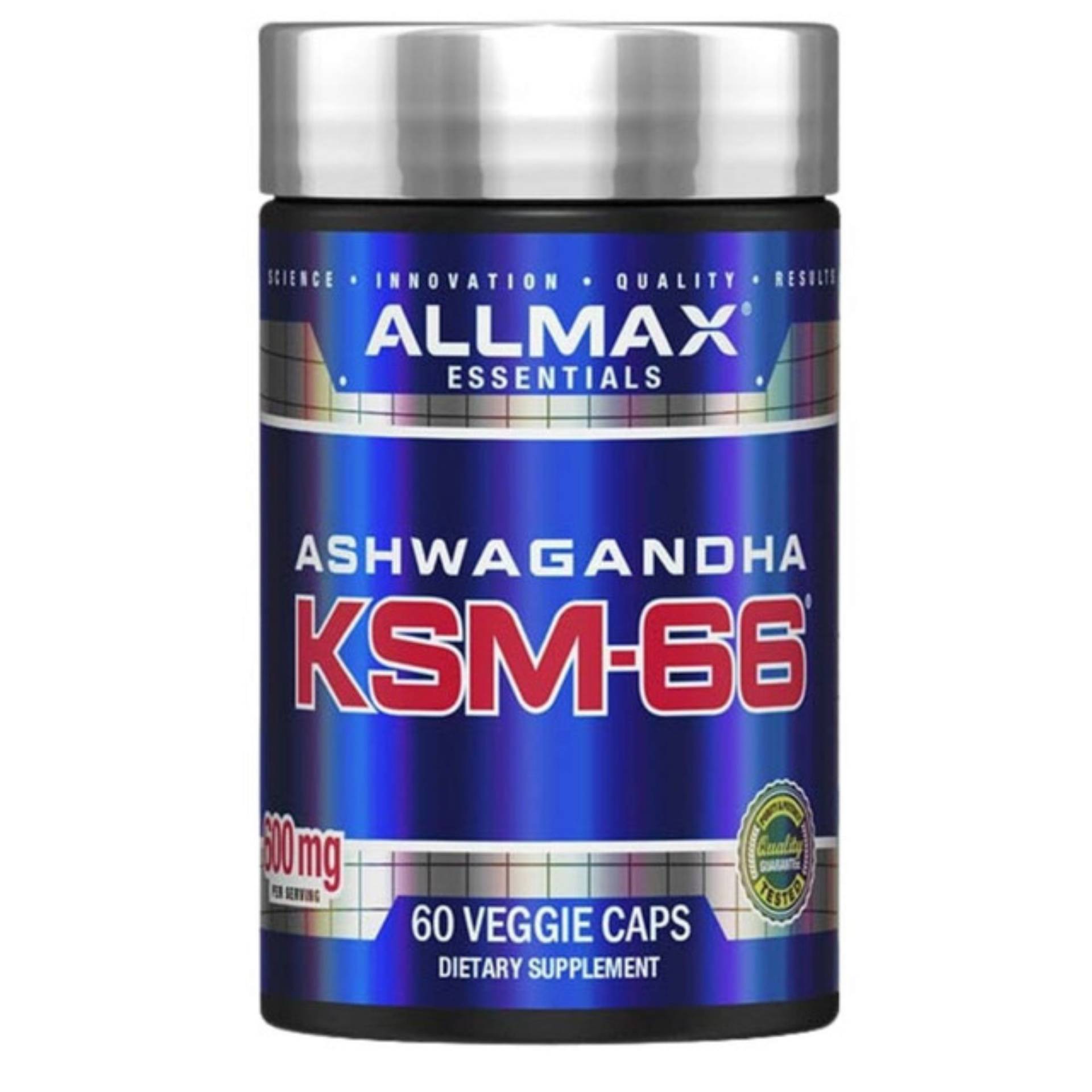 Allmax Ashwagandha KSM-66 Capsules - $17.99